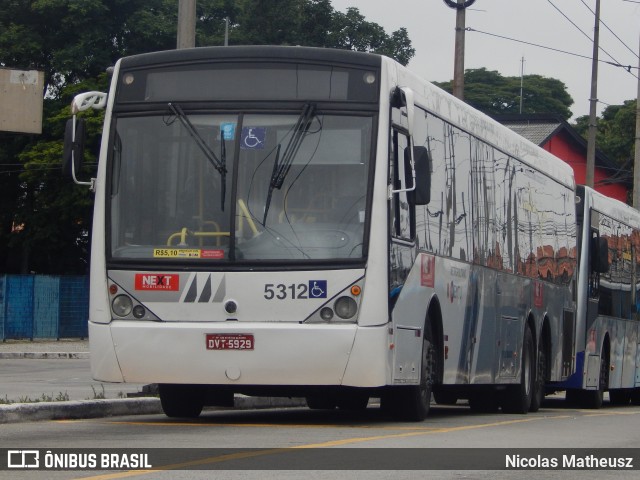 Next Mobilidade - ABC Sistema de Transporte 5312 na cidade de São Paulo, São Paulo, Brasil, por Nicolas Matheusz. Número da foto: #10736715.