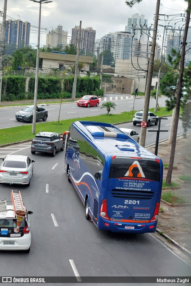 Alpha Fretados 2201 na cidade de Barueri, São Paulo, Brasil, por Matheus Zaghi. ID da foto: 10826723.