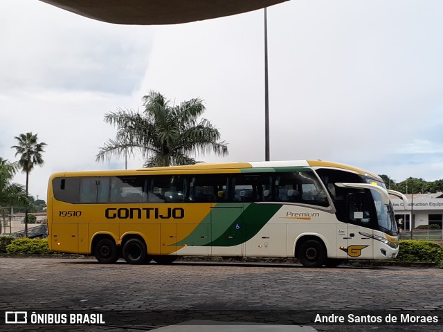 Empresa Gontijo de Transportes 19510 na cidade de Uberlândia, Minas Gerais, Brasil, por Andre Santos de Moraes. ID da foto: 10826503.