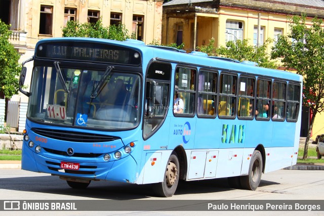 São Jorge Auto Bus 0400 na cidade de Ponte Nova, Minas Gerais, Brasil, por Paulo Henrique Pereira Borges. ID da foto: 10827827.