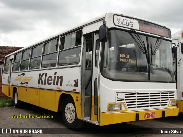 Transportes Coletivos Klein 9106 na cidade de Sapiranga, Rio Grande do Sul, Brasil, por João Silva. Número da foto: #10827586.