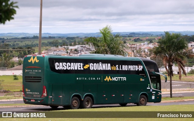 Viação Motta 18014 na cidade de Marília, São Paulo, Brasil, por Francisco Ivano. Número da foto: #10827172.