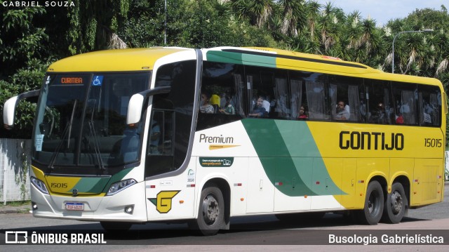 Empresa Gontijo de Transportes 15015 na cidade de Curitiba, Paraná, Brasil, por Busologia Gabrielística. ID da foto: 10826412.