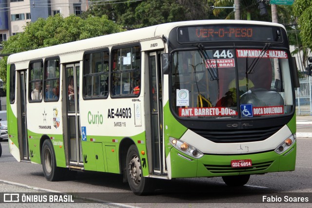 Transurb AE-44603 na cidade de Belém, Pará, Brasil, por Fabio Soares. ID da foto: 10827291.