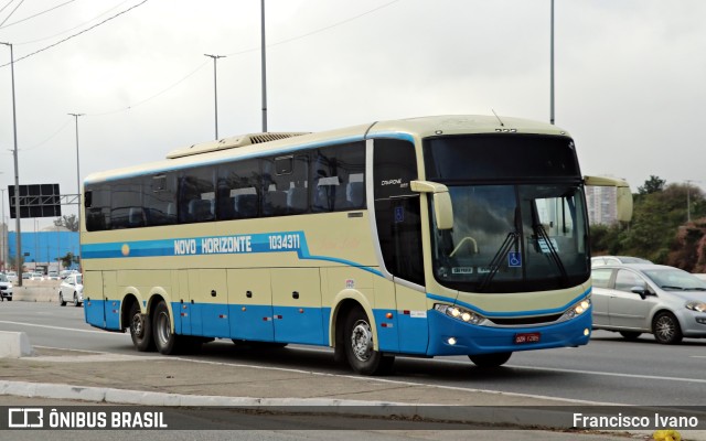 Viação Novo Horizonte 1034311 na cidade de São Paulo, São Paulo, Brasil, por Francisco Ivano. Número da foto: #10827434.