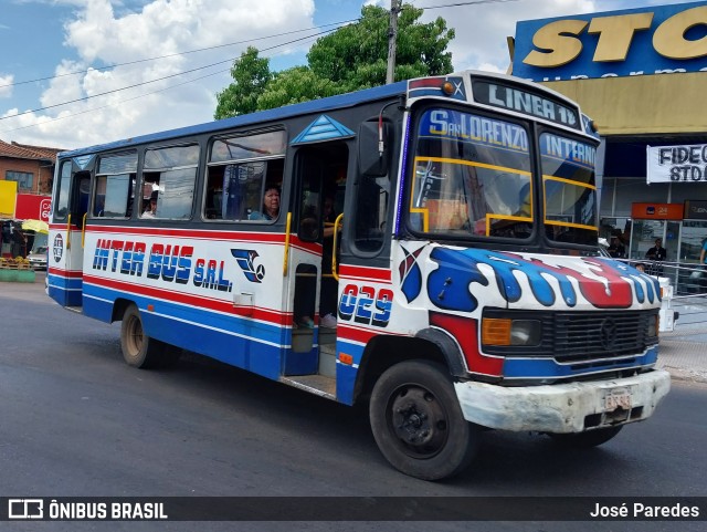 Inter Bus SRL - Linea 1 029 na cidade de San Lorenzo, Central, Paraguai, por José Paredes. Número da foto: #10825721.