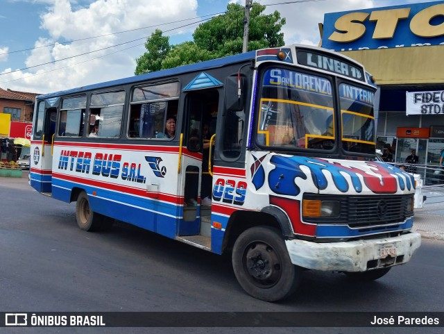 Inter Bus SRL - Linea 1 029 na cidade de San Lorenzo, Central, Paraguai, por José Paredes. ID da foto: 10825721.