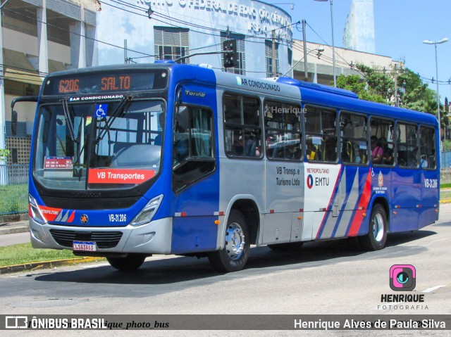 VB Transportes e Turismo VB-31.206 na cidade de Salto, São Paulo, Brasil, por Henrique Alves de Paula Silva. ID da foto: 10826142.