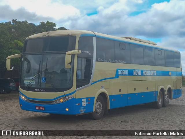 Viação Novo Horizonte 1036011 na cidade de Vitória da Conquista, Bahia, Brasil, por Fabrício Portella Matos. Número da foto: #10828514.