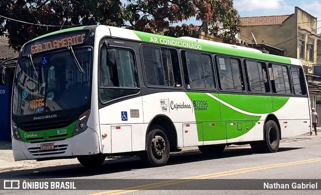 Caprichosa Auto Ônibus B27096 na cidade de Rio de Janeiro, Rio de Janeiro, Brasil, por Nathan Gabriel. Número da foto: #10826990.