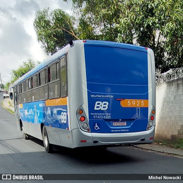 BB Transportes e Turismo 5925 na cidade de Jandira, São Paulo, Brasil, por Michel Nowacki. ID da foto: 10828057.