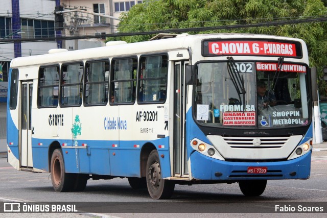 Viação Forte AF-90201 na cidade de Belém, Pará, Brasil, por Fabio Soares. Número da foto: #10826980.