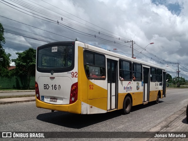 Belém Rio Transportes BD-160 na cidade de Belém, Pará, Brasil, por Jonas Miranda. Número da foto: #10830180.