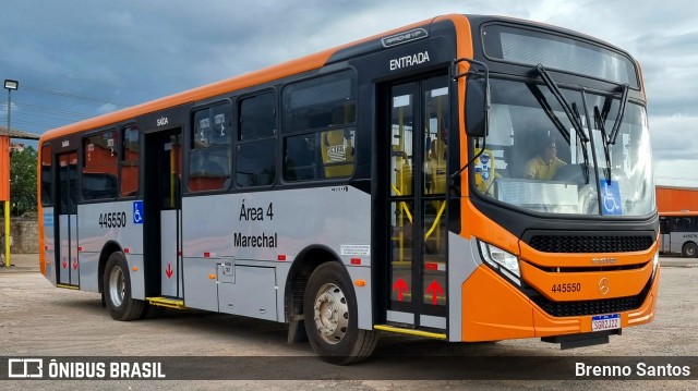 Auto Viação Marechal Brasília 445550 na cidade de Taguatinga, Distrito Federal, Brasil, por Brenno Santos. ID da foto: 10829951.