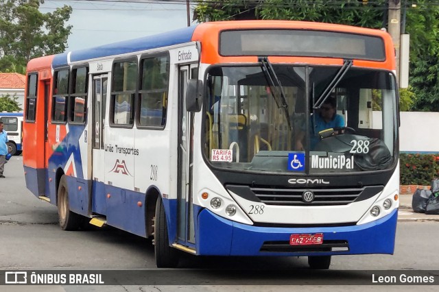 União Transportes 288 na cidade de Várzea Grande, Mato Grosso, Brasil, por Leon Gomes. ID da foto: 10830292.