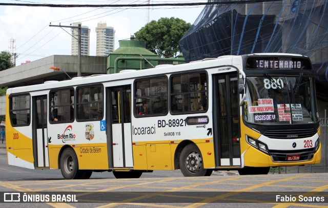 Belém Rio Transportes BD-88921 na cidade de Belém, Pará, Brasil, por Fabio Soares. Número da foto: #10830245.
