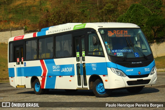 Auto Viação Jabour D86249 na cidade de Rio de Janeiro, Rio de Janeiro, Brasil, por Paulo Henrique Pereira Borges. ID da foto: 10830780.