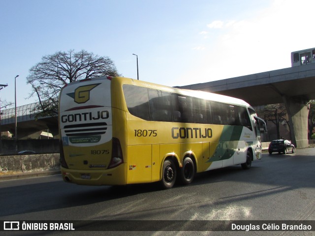 Empresa Gontijo de Transportes 18075 na cidade de Belo Horizonte, Minas Gerais, Brasil, por Douglas Célio Brandao. Número da foto: #10829817.