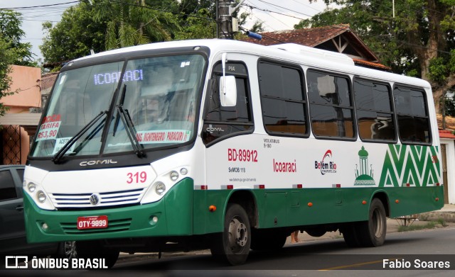 Belém Rio Transportes BD-89912 na cidade de Belém, Pará, Brasil, por Fabio Soares. ID da foto: 10830251.