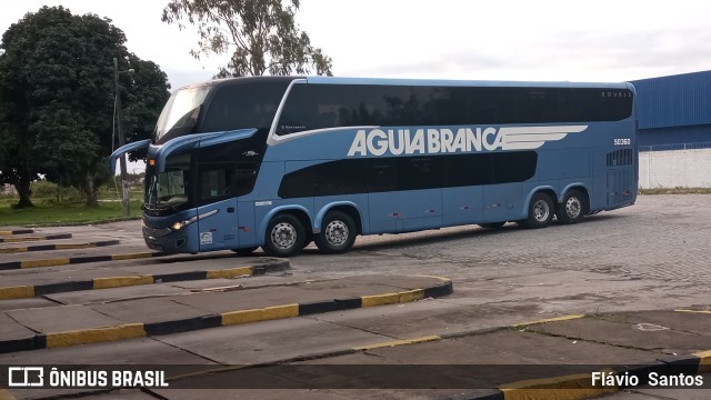 Viação Águia Branca 50360 na cidade de Cruz das Almas, Bahia, Brasil, por Flávio  Santos. Número da foto: #10828962.