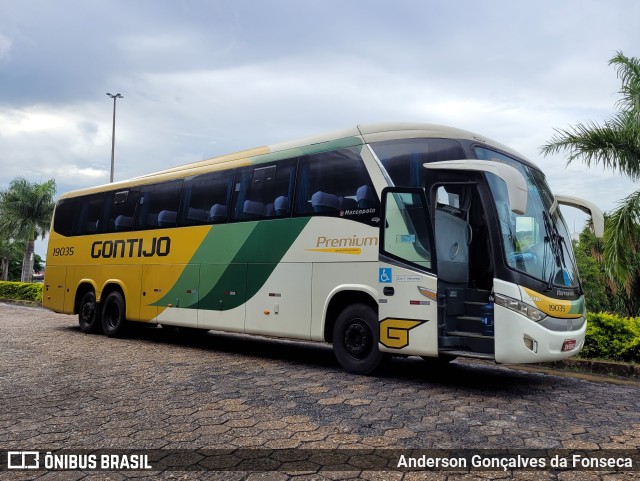 Empresa Gontijo de Transportes 19035 na cidade de Uberlândia, Minas Gerais, Brasil, por Anderson Gonçalves da Fonseca. Número da foto: #10828805.