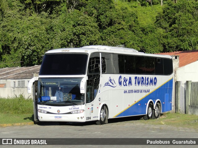 G & A Turismo 1304 na cidade de Guaratuba, Paraná, Brasil, por Paulobuss  Guaratuba. ID da foto: 10830931.