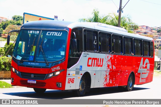 CMW Transportes 1246 na cidade de Bragança Paulista, São Paulo, Brasil, por Paulo Henrique Pereira Borges. Número da foto: #10830790.