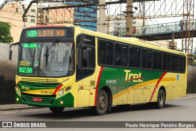 TREL - Transturismo Rei RJ 165.028 na cidade de Duque de Caxias, Rio de Janeiro, Brasil, por Paulo Henrique Pereira Borges. Número da foto: #10830750.