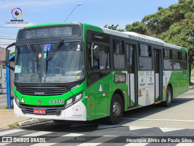 VB Transportes e Turismo 3375 na cidade de Campinas, São Paulo, Brasil, por Henrique Alves de Paula Silva. Número da foto: #10740829.