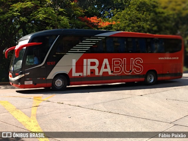 Lirabus 12107 na cidade de São Paulo, São Paulo, Brasil, por Fábio Paixão. Número da foto: #10739016.