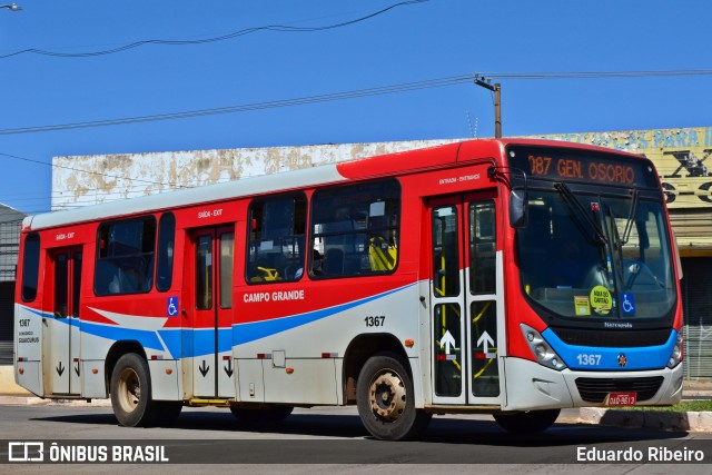 Viação Cidade Morena 1367 na cidade de Campo Grande, Mato Grosso do Sul, Brasil, por Eduardo Ribeiro. Número da foto: #10738884.