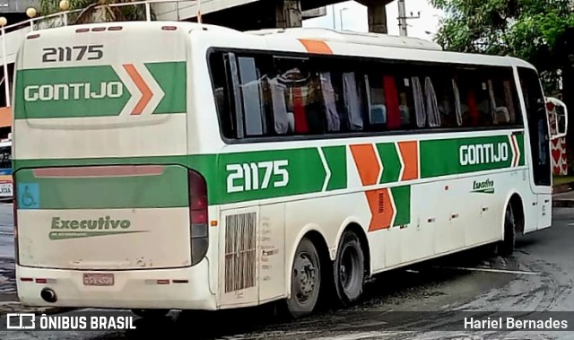 Empresa Gontijo de Transportes 21175 na cidade de Belo Horizonte, Minas Gerais, Brasil, por Hariel Bernades. Número da foto: #10739745.