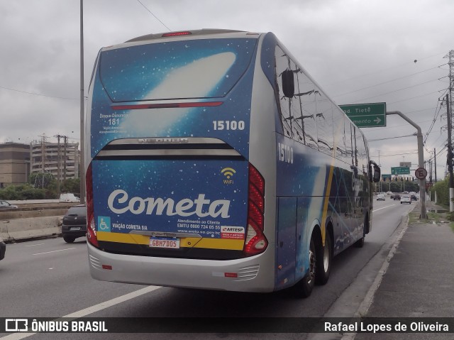 Viação Cometa 15100 na cidade de São Paulo, São Paulo, Brasil, por Rafael Lopes de Oliveira. Número da foto: #10738717.