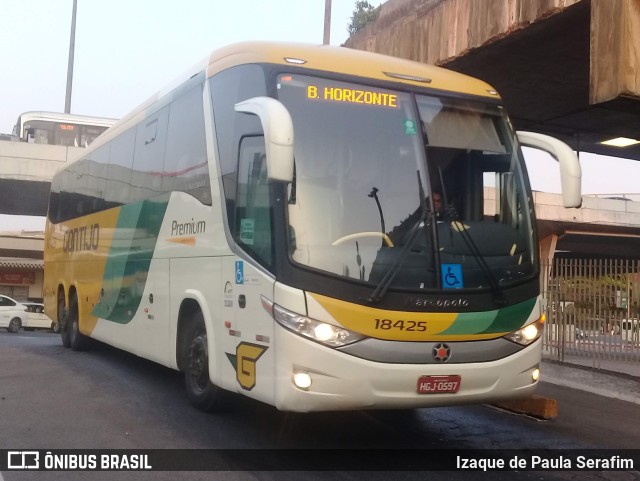 Empresa Gontijo de Transportes 18425 na cidade de Belo Horizonte, Minas Gerais, Brasil, por Izaque de Paula Serafim. ID da foto: 10738645.