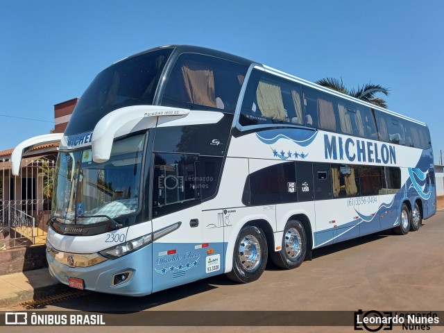 Michelon Turismo 2300 na cidade de Romaria, Minas Gerais, Brasil, por Leonardo Nunes. ID da foto: 10741742.