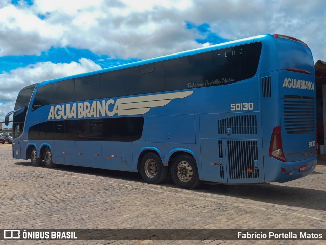 Viação Águia Branca 50130 na cidade de Vitória da Conquista, Bahia, Brasil, por Fabrício Portella Matos. ID da foto: 10741290.