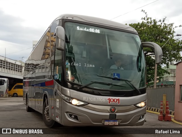 Auto Viação 1001 RJ 108.1106 na cidade de Niterói, Rio de Janeiro, Brasil, por Rafael Lima. ID da foto: 10740644.