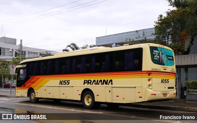 Viação Praiana 1055 na cidade de Balneário Camboriú, Santa Catarina, Brasil, por Francisco Ivano. ID da foto: 10740957.