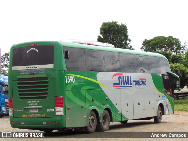 Sival Turismo 1590 na cidade de Pirapora, Minas Gerais, Brasil, por Andrew Campos. Número da foto: #10740471.