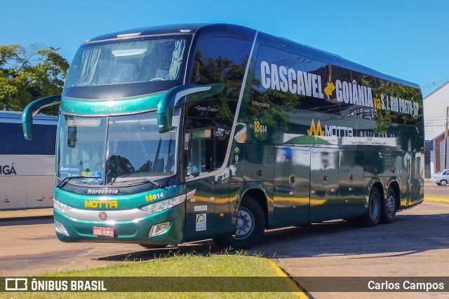 Viação Motta 18014 na cidade de Cascavel, Paraná, Brasil, por Carlos Campos. Número da foto: #10740335.