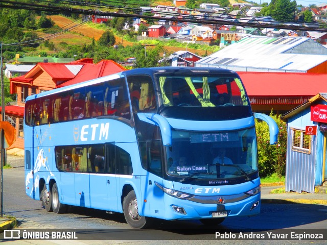 ETM - Empresa de Transporte Maullín 412 na cidade de Ancud, Chiloé, Los Lagos, Chile, por Pablo Andres Yavar Espinoza. ID da foto: 10741703.