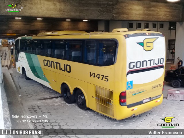 Empresa Gontijo de Transportes 14475 na cidade de Belo Horizonte, Minas Gerais, Brasil, por Valter Francisco. Número da foto: #10739258.