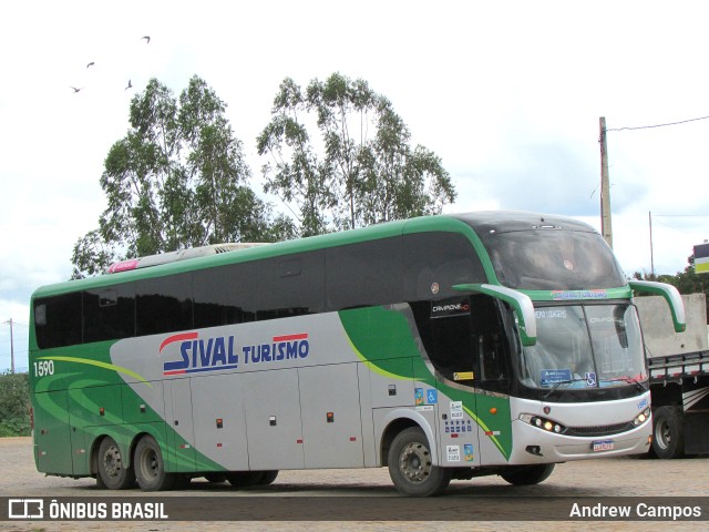 Sival Turismo 1590 na cidade de Pirapora, Minas Gerais, Brasil, por Andrew Campos. Número da foto: #10740469.