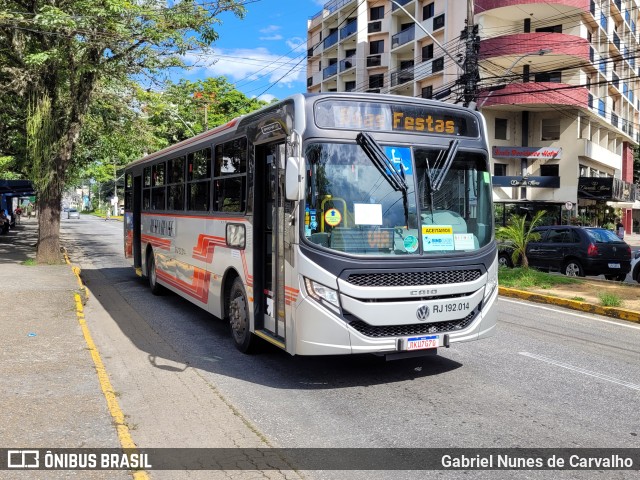 Viação Resendense RJ 192.014 na cidade de Resende, Rio de Janeiro, Brasil, por Gabriel Nunes de Carvalho. Número da foto: #10738714.