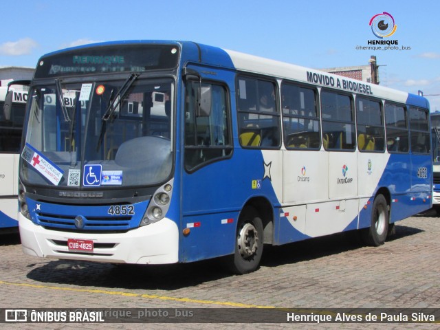 Onicamp Transporte Coletivo 4852 na cidade de Campinas, São Paulo, Brasil, por Henrique Alves de Paula Silva. Número da foto: #10740875.