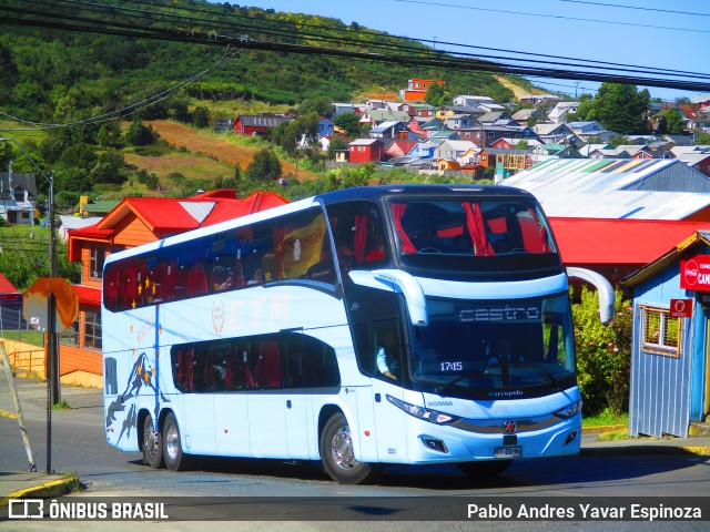 ETM - Empresa de Transporte Maullín 464 na cidade de Ancud, Chiloé, Los Lagos, Chile, por Pablo Andres Yavar Espinoza. Número da foto: #10741825.