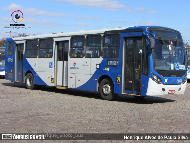 Onicamp Transporte Coletivo 4920 na cidade de Campinas, São Paulo, Brasil, por Henrique Alves de Paula Silva. Número da foto: #10740873.