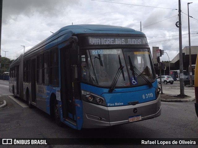 Viação Paratodos > São Jorge > Metropolitana São Paulo > Mobibrasil 6 3119 na cidade de São Paulo, São Paulo, Brasil, por Rafael Lopes de Oliveira. Número da foto: #10738646.
