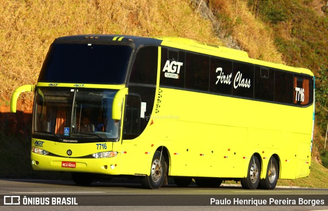 AGT Turismo e Locações 7716 na cidade de Piraí, Rio de Janeiro, Brasil, por Paulo Henrique Pereira Borges. ID da foto: 10741506.