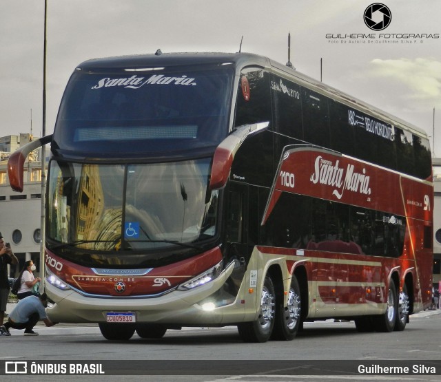 Santa Maria Fretamento e Turismo > Transportes Santa Maria(SP) 1100 na cidade de São Paulo, São Paulo, Brasil, por Guilherme Silva. Número da foto: #10741902.